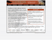 Tablet Screenshot of cypresscollections.com